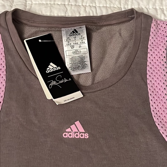 ADIDAS ZOE SALDANA Dress NWT SO CUTE w/Pockets Size Small - Picture 4 of 10